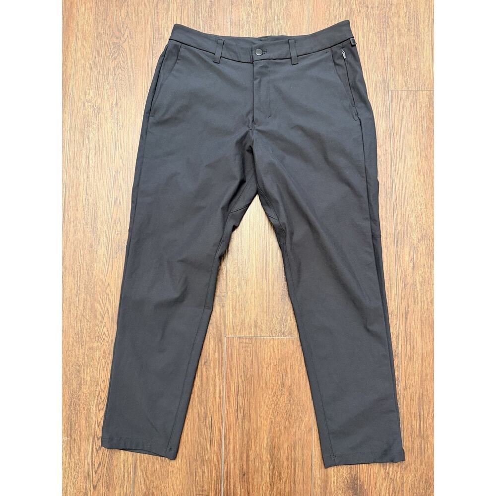 Lululemon ABC Chino Pants Mens 32x26 Black Slim Fit Stretch